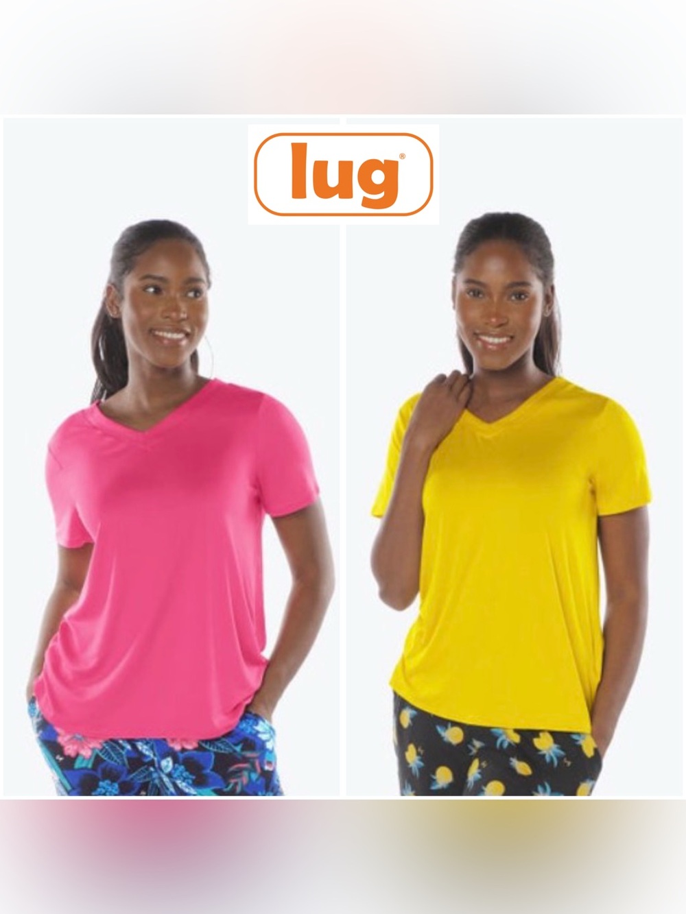 Lug Boomerang Top V-neck T-shirt NWT